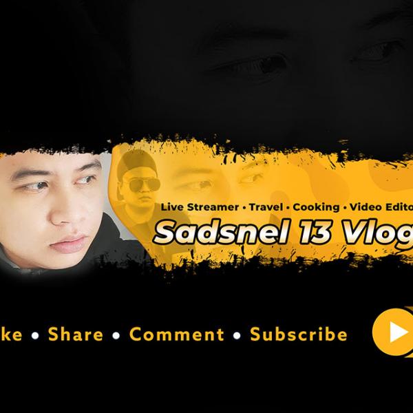 Sadsnel13 Vlog YouTube Channel Art